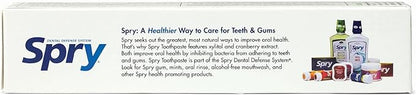 Spry Xylitol Toothpaste for Kids 5oz. Kids Toothpaste with Fluoride, Teeth Whitening Kids Toothpaste with Xylitol, Natural Breath Freshening, Mouth Moisturizing Ingredients, Bubble Gum (Pack of 1)
