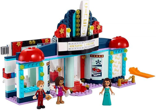 LEGO Friends Heartlake City Movie Theater 41448 Building Kit; Great Birthday Gift for Kids Who Love Movies, New 2021 (451 Pieces)