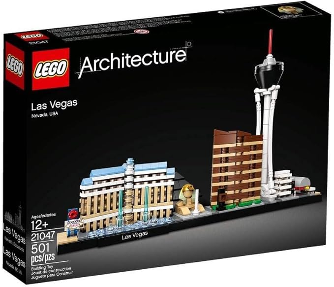 LEGO Architecture Skyline Collection Las Vegas Building Kit 21047 (487 Pieces)