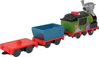 Thomas & Friends Motorized Toy Train Talking Whiff Engine with Sounds Phrases & Cargo Car for Preschool Pretend Play Kids Ages 3+ Years