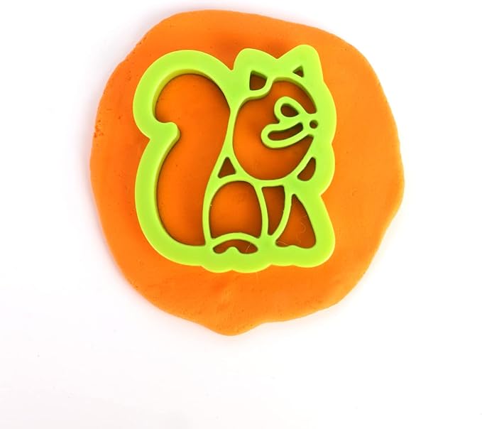 Play Dough Tools Set for Kids Ages 2-4 19PCS Non Toxic Playdough Accessories Modeling Clay Tools with Animal Cookie Cutters Molds Rolling Pin Scissors Bulk Pack for Toddlers Arts Crafts Activities