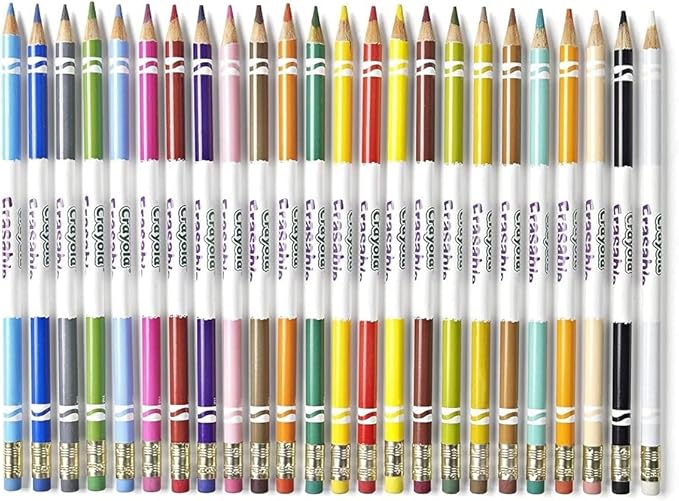 KS Crayola 24 Erasable Colored Pencils
