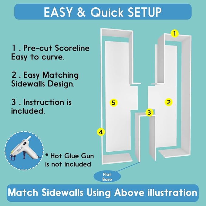 3FT Tall Mosaic Balloon Frame Letters Big Marquee Light Up Letters DIY Kit for Birthday Party Wedding Backdrop Decor Letter H Pre-Cut Foam Board