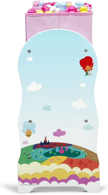 Delta Children Design and Store 6 Bin Toy Storage Organizer, Trolls World Tour