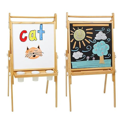 Colorations All in One Wooden Adjustable Easel and Roll