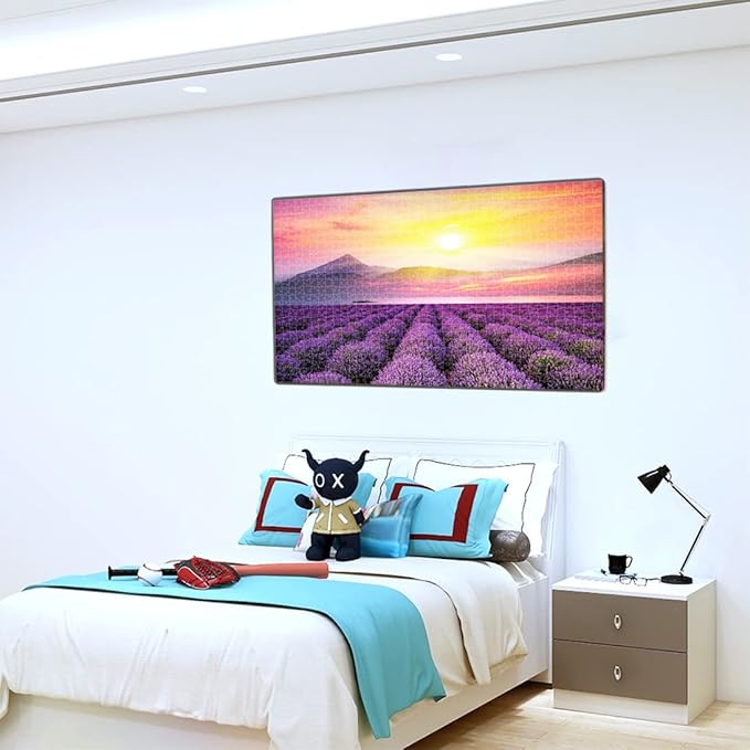 1000 Piece Puzzles for Adults Lavender Jigsaw Puzzles 1000 Pieces Fun Games