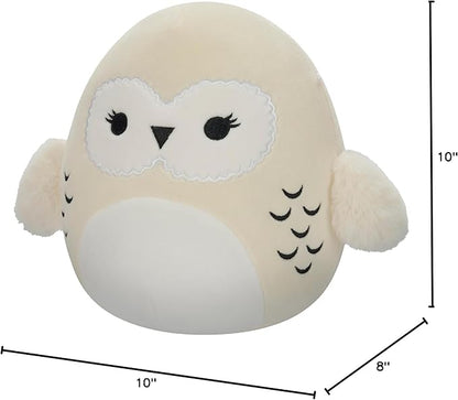 Squishmallows Original Harry Potter 10-Inch Hedwig Plush - Medium-Sized Ultrasoft Official Jazwares Plush