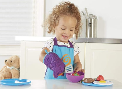Learning Resources New Sprouts Chef Set, Toddler Play Kitchen Set, 4 Pieces, Ages 2+