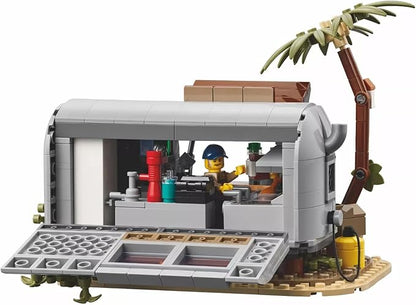 LEGO 910030 Snack Shack Building Kit - 539 Pieces - Detailed Snack Bar with Interior, Hinged Access, and 2 Minifigures