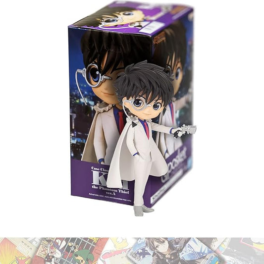 Kid The Phantom Thief [A]: 14cm Q Posket Mini Statue Figurine Bundled with 1 A.C.G. Compatible Theme Trading Card (17878)