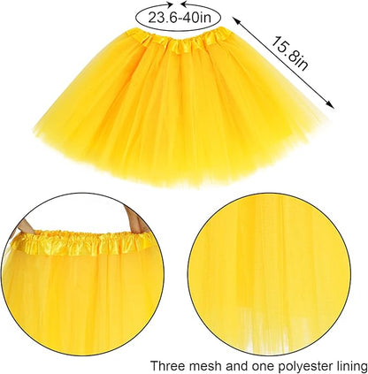 Kids 6 in 1 Costume Accessories 1970s 1980s Fancy Outfits and Dress for Cosplay Party Theme Party for Girl