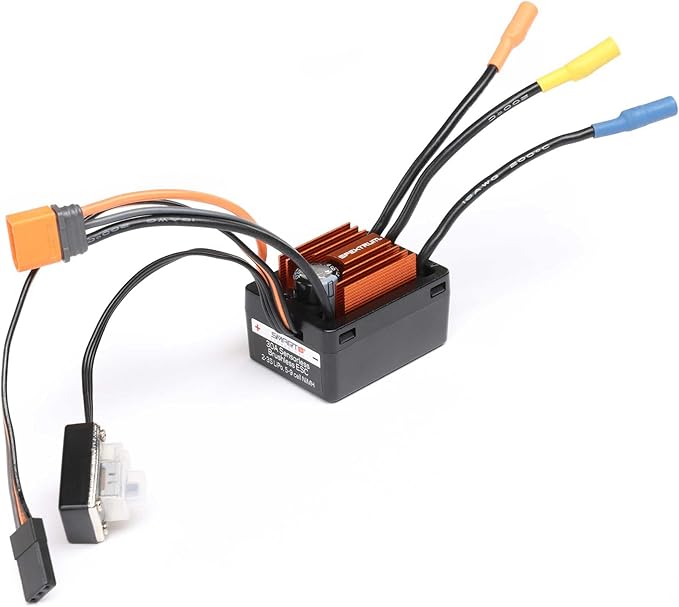 Spektrum Accessories Smart BL ESC/Motor/RX Combo: 1/12 Losi NASCAR AWD RC Racecar, SPMXSEMC25