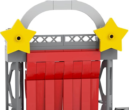 MOOXI-MOC FNAF Small Stage Building Set,Creative Cute Building Blocks Children Kits,Halloween for Kids(139pcs)