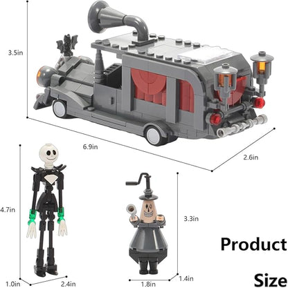 Horror Halloween Toy Building Set, Night Before Christmas Jack and The Mayor of Halloween Town, Mayor-Mobile, Creative Buildable Toy Kit Gifts for Movie Fans Friends Kids, 324PCS