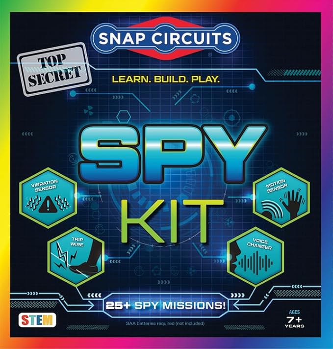 Snap Circuits® Spy Kit | 25+ Activities | STEM Educational Toy for Kids 7 +