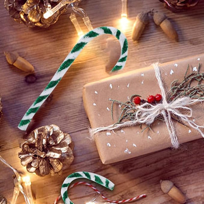 110 Pieces Green Pipe Cleaners, Pipe Cleaners Craft, Craft Pipe Cleaners Chenille Stem Bulk, Art Pipe Cleaners for Creative Decoration Christmas Valentine's Mother's Day