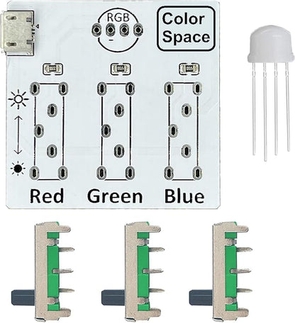 DIY Soldering Practice Kit RGB Practice Learning Electronics Training Board
