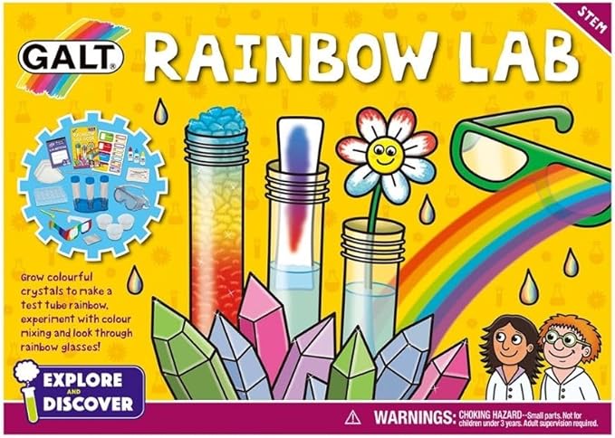 Galt Toys, Rainbow Lab, Science Kits for Kids, Ages 5+, Multicolor