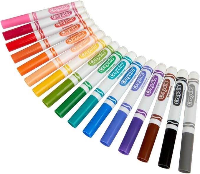 Crayola Broad Line Markers Classpack (256 Ct), Bulk School Supplies For Teachers, Kids Markers For School, Classroom Must Have