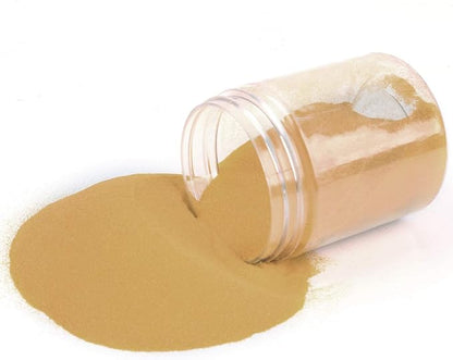 Shiny Stone Colorful Sand,Rainbow Sand,Art Sand,Colored Sand,Craft Sand,Decorative Wedding Vibrant Sand, 250g/0.55lbs/8.81oz for Kids Creativity Wedding Succulent Terrarium Vase (Khaki)