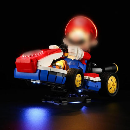 LED Light for Lego 72037 Mario Kart Mario & Standard Kart Set, Light Kit Compatible with Lego 72037 Building Blocks Model, Not Included The Model Set