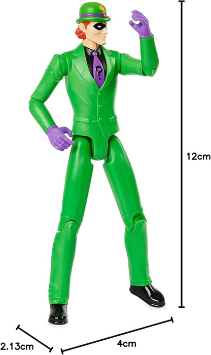Batman 12-inch The Riddler Action Figure, Kids Toys for Boys Aged 3 and up