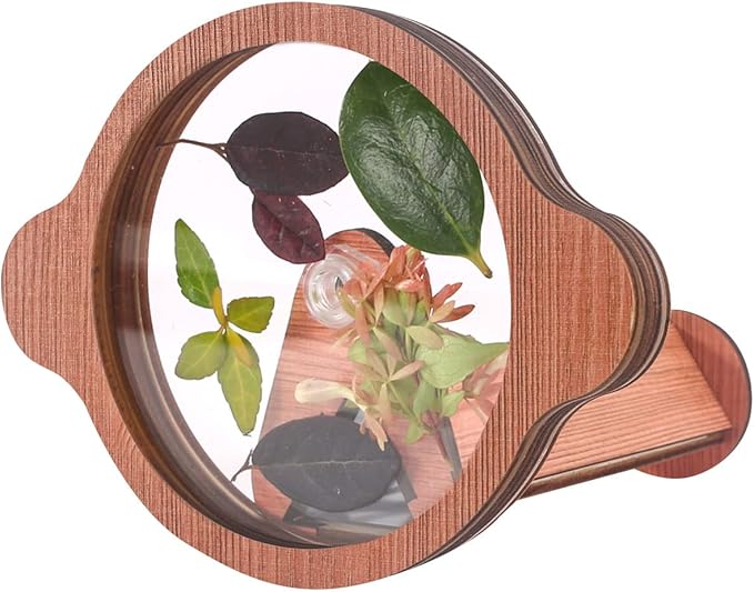 Natural DIY Kaleidoscope Kit for Kids, Newest Outdoor Classic Handmade Education Toys, Magic Wooden Rotating Kaleidoscope Making Set, Best Gift for Nature Lovers (1 Pc Planets)