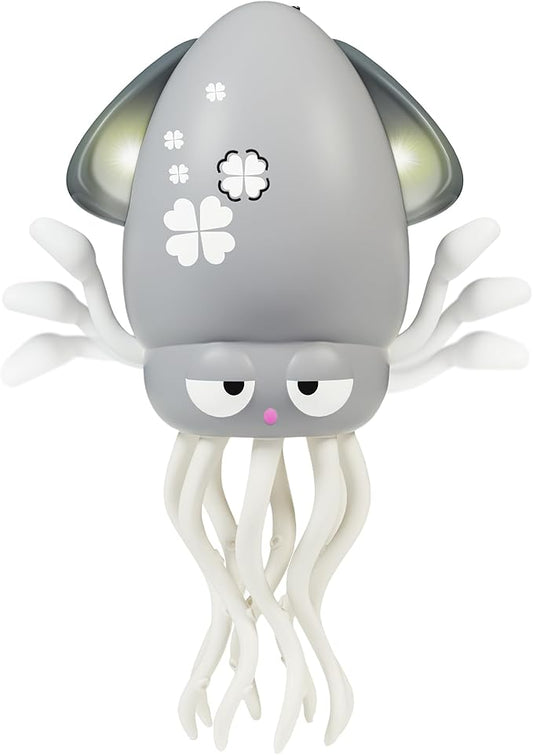 LZZAPJ Electric Dancing Octopus Light Music Suitable for 12-18 Months Old Baby Toys, Kid Crawling Squid Toys Suitable for Toddler Tummy time, Christmas for 1 2 3 4 5 6 Year Old Girl (Gray)