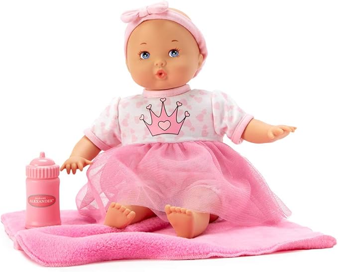 Madame Alexander 12 Sweet Baby Nursery Little Love Princess (Includes Blanket and Bottle)