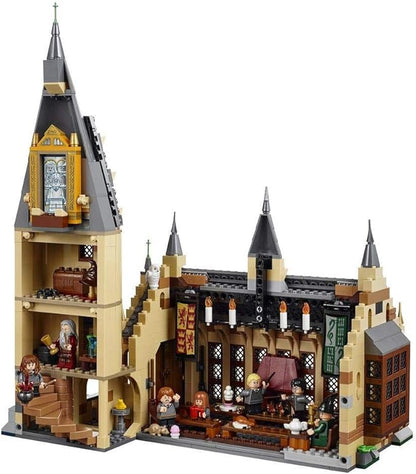 LEGO Harry Potter Hogwarts Great Hall 75954 Building Kit and Magic Castle Toy, Fantasy Creatures, Hermione Granger, Draco Malfoy and Hagrid (878 Pieces)