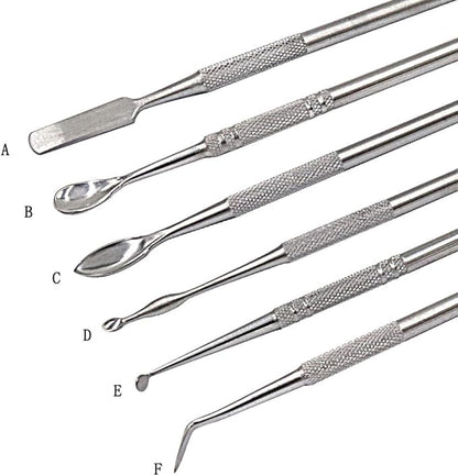 Wax Carvers Set Double Ended Dental Wax Modeling Sculpting Tools Dental Picks Polymer Pottery Clay Carving Tool Stainless Steel 12 Pieces