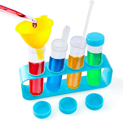 Beelittle Kids Scientist Lab Coat Costume Dress Up with Goggles ID Card Science Experiment Set for Age 3-10