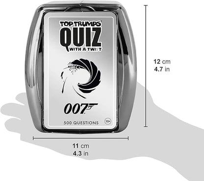 Top Trumps James Bond Movie Trivia Ggame: Quiz Games - Trivia Quiz - Kids Games - Games for Adults - Great Travel Games and Road Trip Games - Trivia Outdoor Games 2+ Players