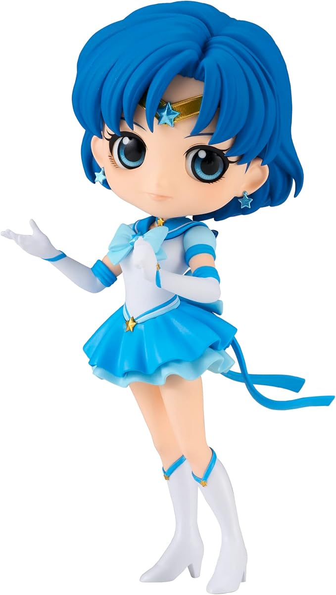 Banpresto - Pretty Guardian Sailor Moon Cosmos The Movie - Eternal Sailor Mercury (ver. A), Bandai Spirits Q Posket Figure