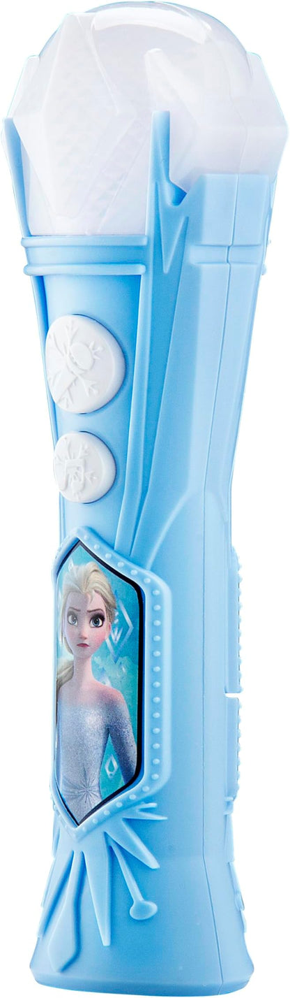 Frozen Sing Along Microphone Toy for Kids with Built-in Music and Flashing Lights, Frozen Toys for Kids