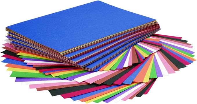 Construction Paper,Assorted Colors,9 inches x 12 inches,300 sheets,heavyweight construction paper,crafts,art,kids art,painting,coloring,drawing,creating,paper,art project,all purpose