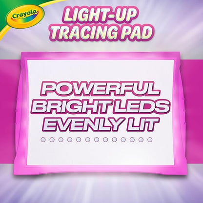 Crayola Light Up Tracing Pad - Pink, Writing & Drawing Art Kit for Kids, Kids Toys & Games, Tracing Light Box, Easter Gifts for Girls & Boys, 6+ [Amazon Exclusive]