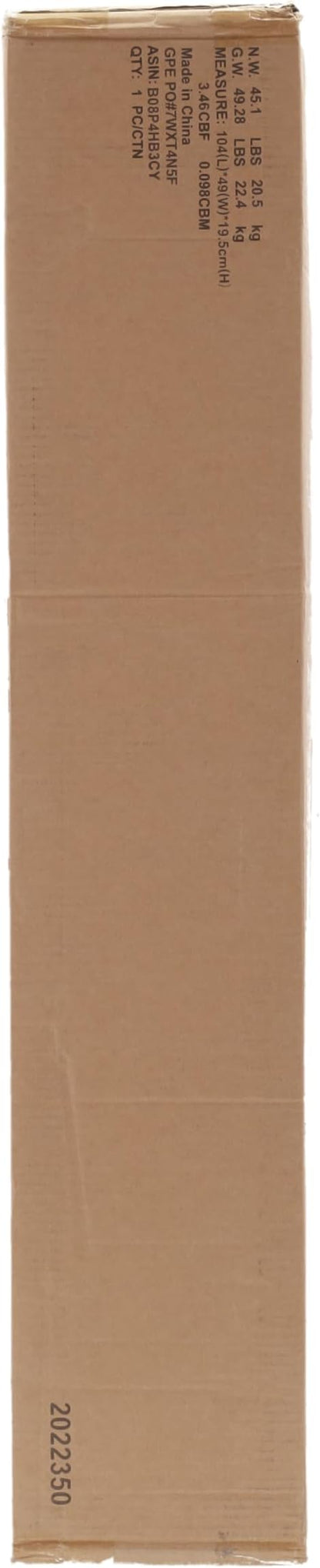 Amazon Basics Kids Upright Wooden Kitchen Toy Playset with Stove, Oven, Sink, Fridge and Accessories, for Toddlers, Preschoolers, Children Age 3+ Years, White & Gray, 39"L x 11.8"W x 39'H'