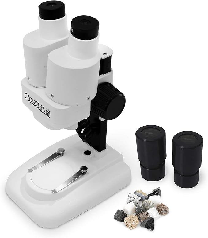 Educational Insights GeoSafari Stereoscope - Introductory Stereo Microscope for Kids Ages 8+, Science Toys for Kids