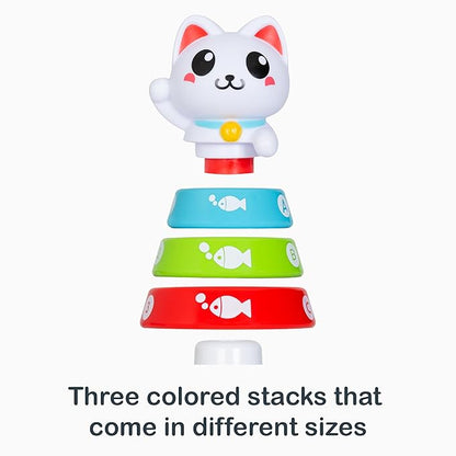 Smart Steps Stack-a-Cat 9 - 12 months STEM Baby Toy