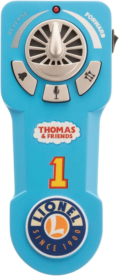 Lionel Mattel Thomas & Friends Battery O Gauge Toy Train Set with Remote, Locomotive, Train Cars, & Track with Authentic Train Sounds, Lights, & Water Vapor Smoke Effects for Kids 4+
