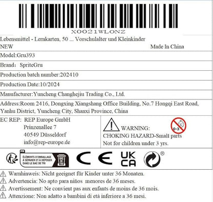 Food Flashcards, 50 Double-Sided Cards, Veggies, Fruits, Snacks, Desserts, Grain Cards Educational Learning Tools for Preschool and Toddlers Learning (2 Reclosable Rings Attached)