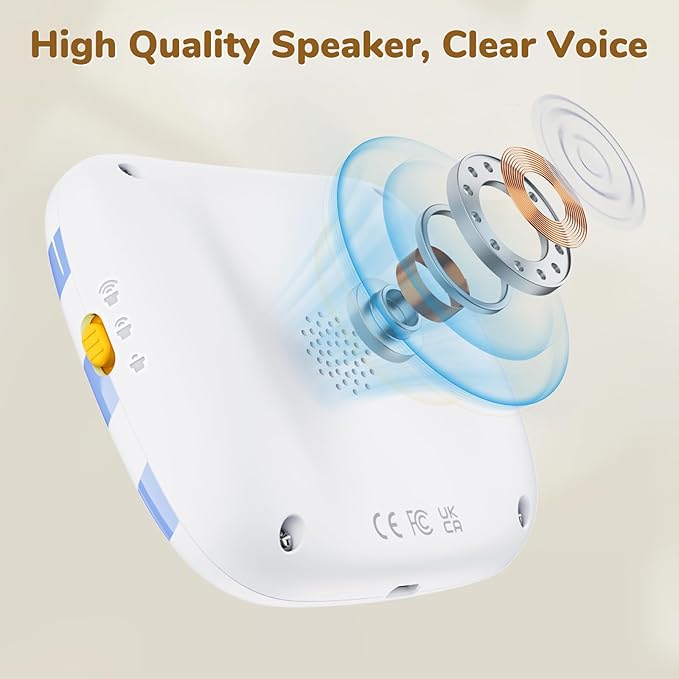 Bilingual Spanish & English Talking Flash Cards for Toddlers 1-5, 454 Words+6 Songs, Clear Voice & Thick Cards & Easy to Slide in and Out, Independent Play & Speech Development Toys