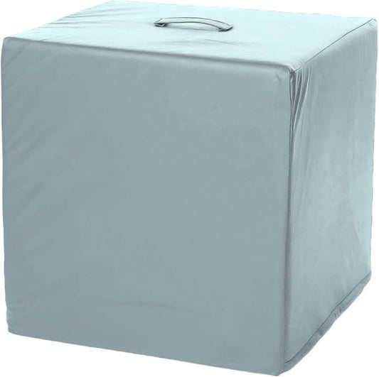 Foamnasium Large Block, Indoor Foam Playset, Soft Toddler and Active Kids Play Foam Block for Crawling, Climbing, and Jumping, Made in The US, Pewter