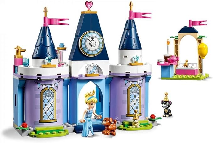 LEGO Disney Cinderella’s Castle Celebration 43178 Creative Building Kit, New 2020 (168 Pieces)
