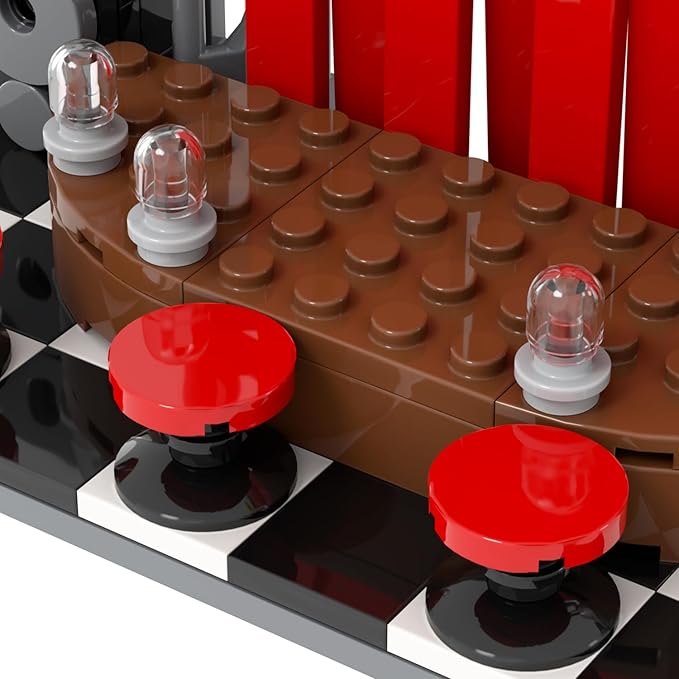 MOOXI-MOC FNAF Small Stage Building Set,Creative Cute Building Blocks Children Kits,Halloween for Kids(139pcs)