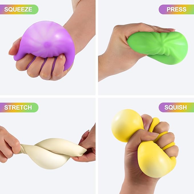Dumpling Squishy Mystery Box, Dumplings Squeeze Stress Balls for Kids & Adults, Sensory Fidget Toys for Anxiety Relief, Crazy Fun Squishy Dumpling Ideal Gift for Boys,Girls,Teens(Green)