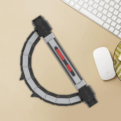 MOOXI-MOC Space Wars Third Sister Reva Lightsaber Hilt Building Set,Creative Building Blocks Kit(431pcs)