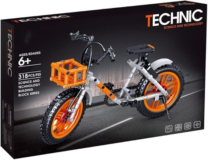 ENHANA Motorcycle Building Blocks Bike Cycle Compatiable with Tech Set Mountain Bike Building Kit Toy STEM Educational Bike Building Set for 6-10 Years Old Boys