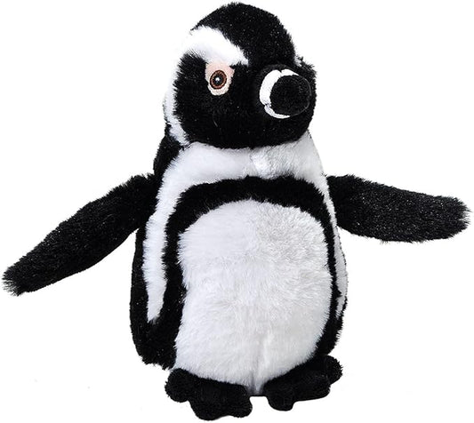 Wild Republic EcoKins Mini Blackfoot Penguin Stuffed Animal 8 inch, Eco Friendly Gifts for Kids, Plush Toy, Handcrafted Using 7 Recycled Plastic Water Bottles (25082)